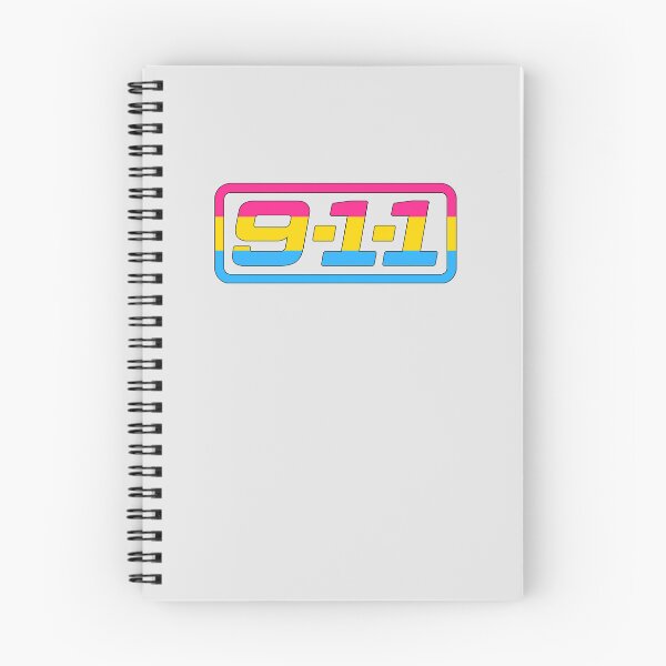 Item preview, 9-1-1 en el logotipo de ABC (temática del orgullo pansexual) designed and sold by Sunny's Delights.