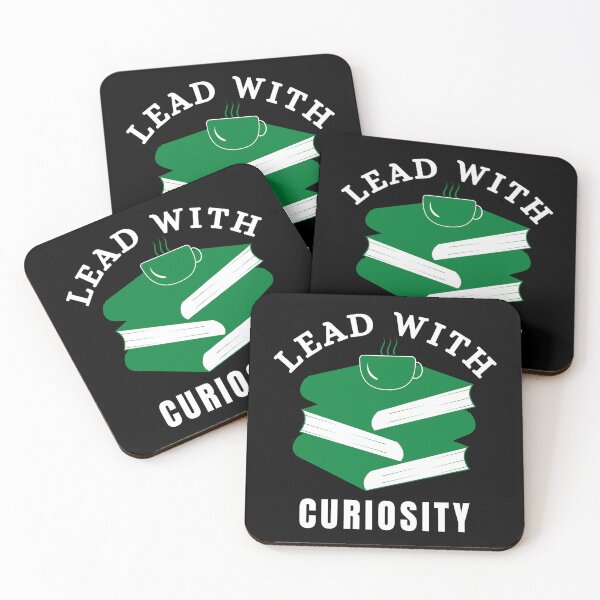 Item preview, Lead With Curiosity | Books And Coffee designed and sold by SpeakLifeHQ.