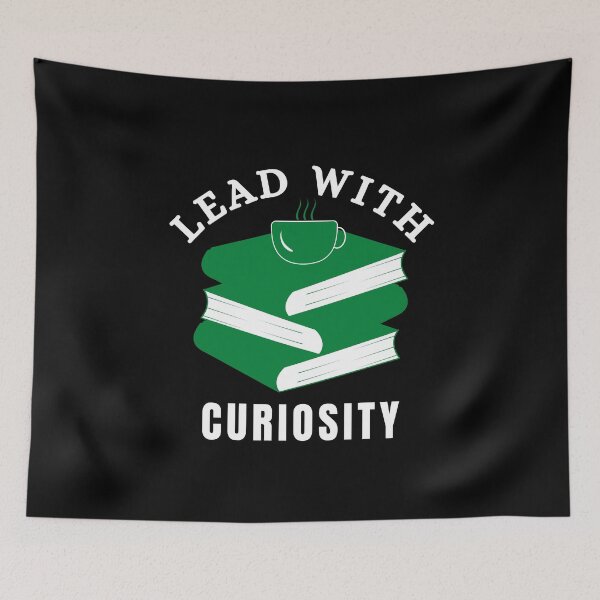 Item preview, Lead With Curiosity | Books And Coffee designed and sold by SpeakLifeHQ.