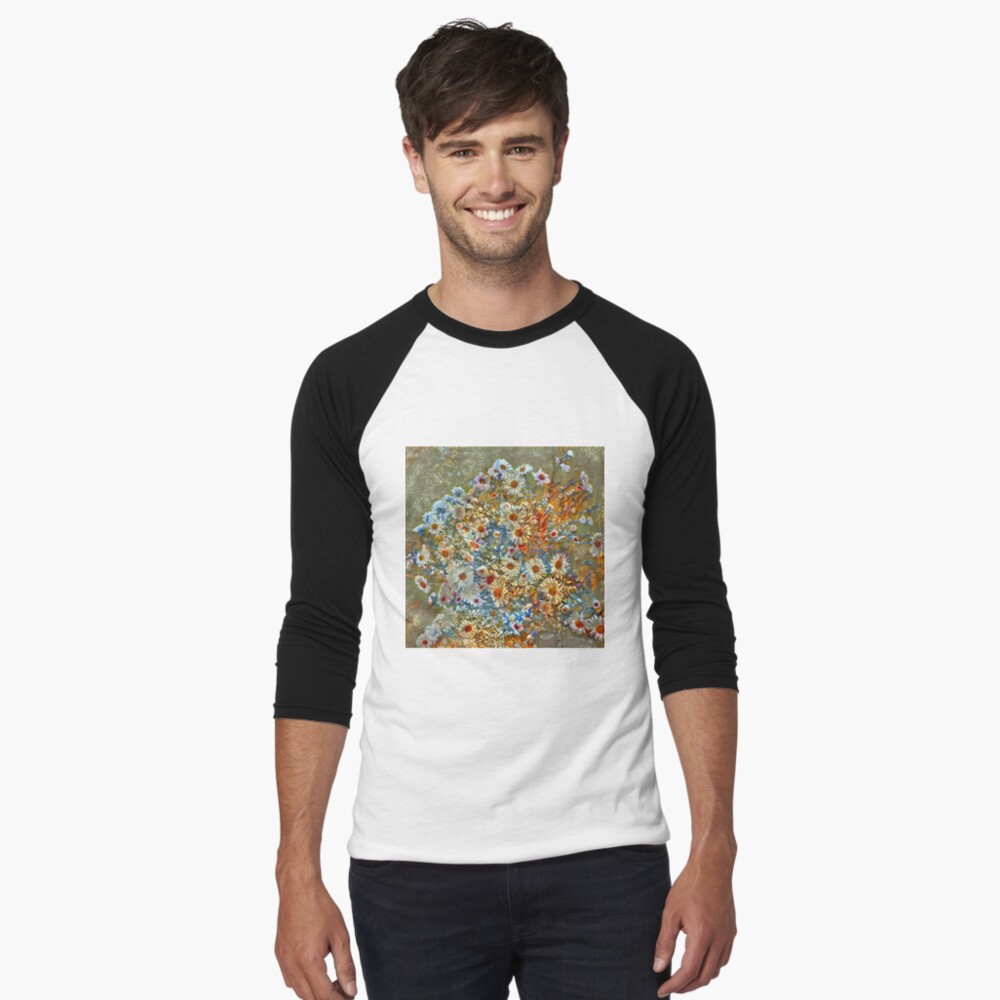 Item preview, Baseball ¾ Sleeve T-Shirt designed and sold by blackhalt.
