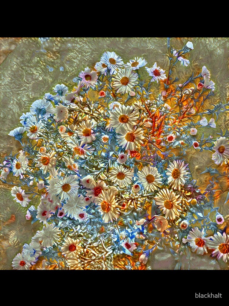 Thumbnail 7 of 7, Oversized T-Shirt, Flowers designed and sold by blackhalt.