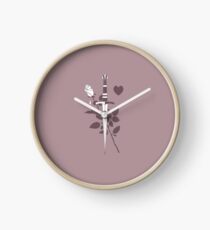 ROSE n DAGGER Clock
