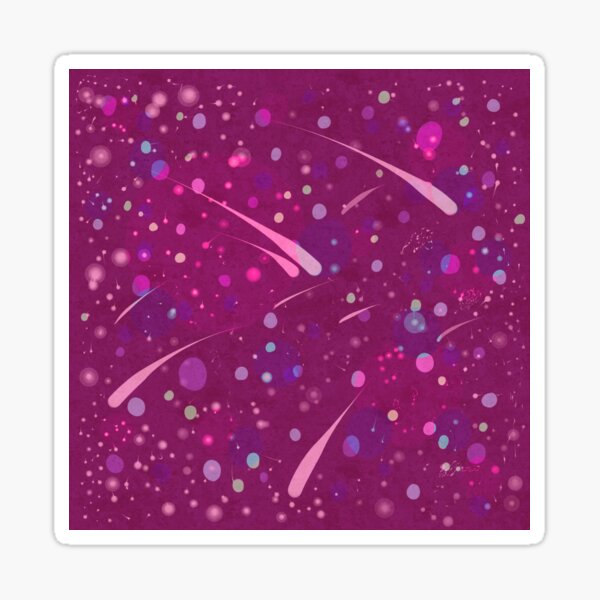 Red Space Sticker