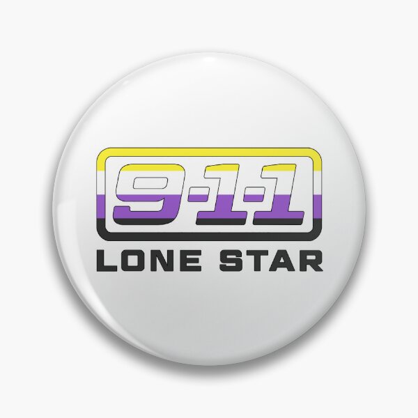Item preview, 9-1-1: Lone Star logo (Non-binary Pride Themed) designed and sold by Sunny's Delights.