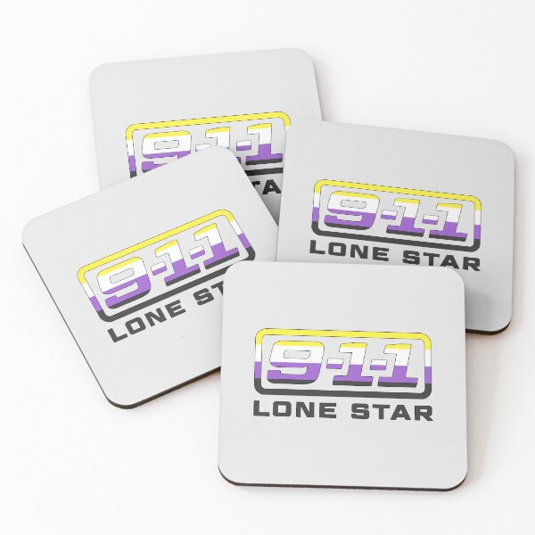 Item preview, 9-1-1: Lone Star logo (Non-binary Pride Themed) designed and sold by Sunny's Delights.