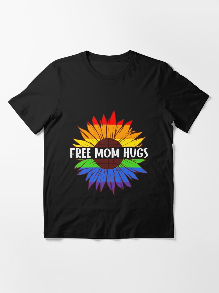 Discover Free Mom Hugs Sunflower LGBTQ Pride Month T-Shirt