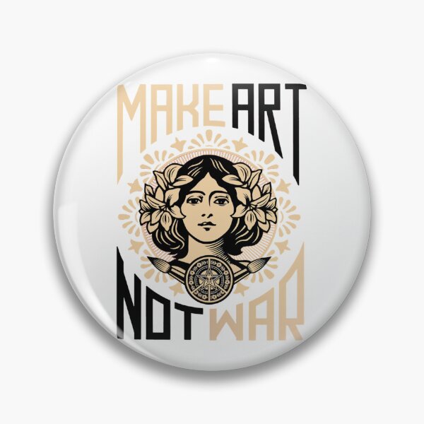 Item preview, Make Art Not War Symbol  331 designed and sold by LisaJohnson83.