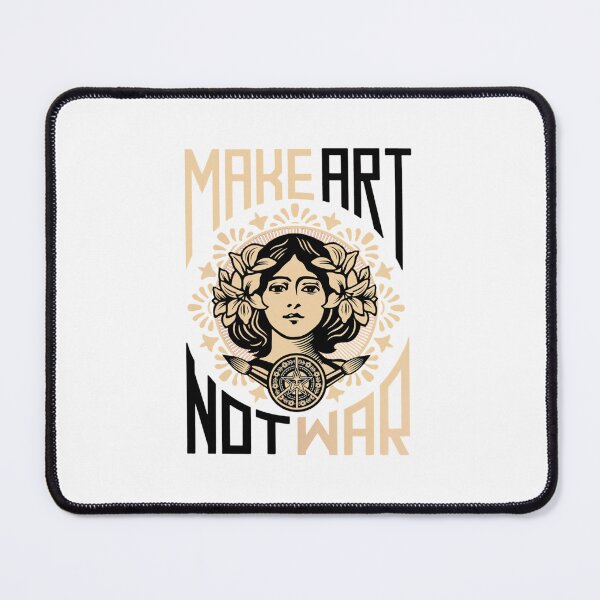 Item preview, Make Art Not War Symbol  331 designed and sold by LisaJohnson83.