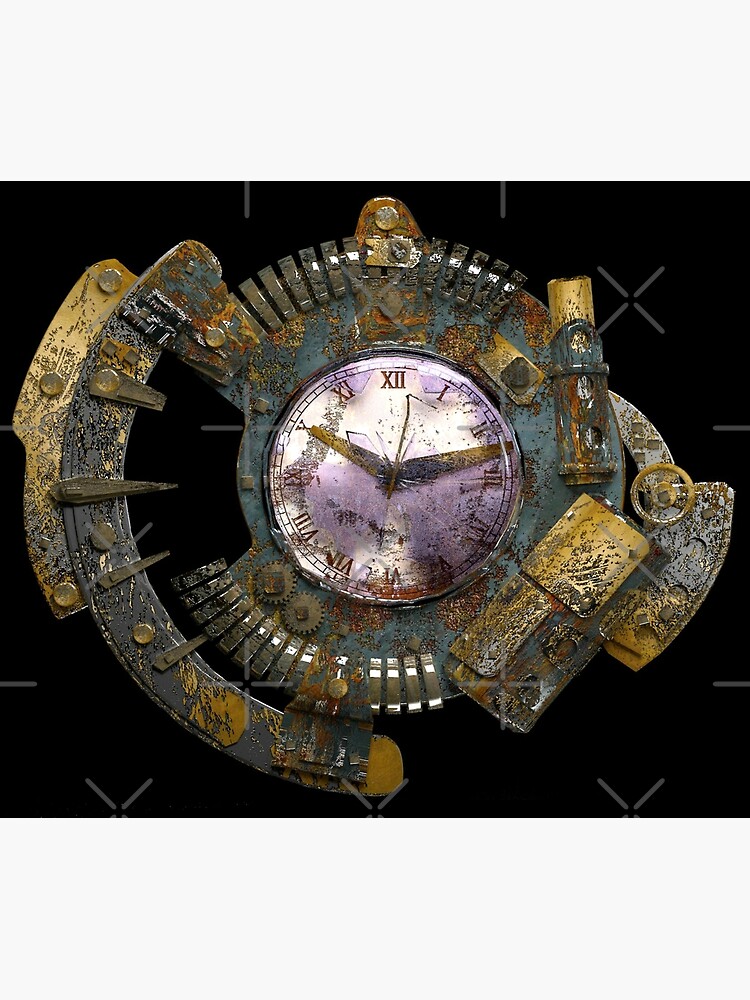 Poster Steampunk clock 