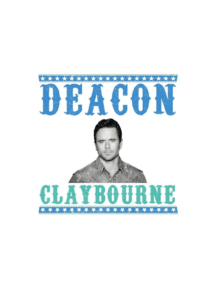 "Deacon Claybourne " iPhone Case for Sale by garettio Redbubble