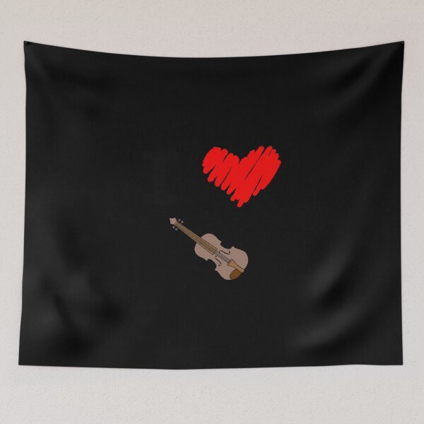 Item preview, I Love The Violin Pullover Hoodie designed and sold by desireeowe.