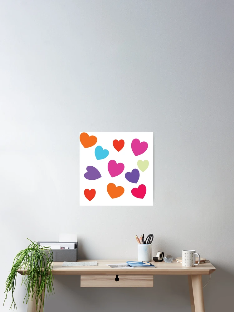 Thumbnail 2 of 3, Poster, Hearts designed and sold by RudolfR.
