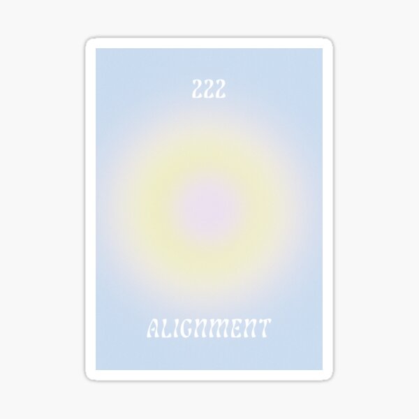222 • Alignment Sticker