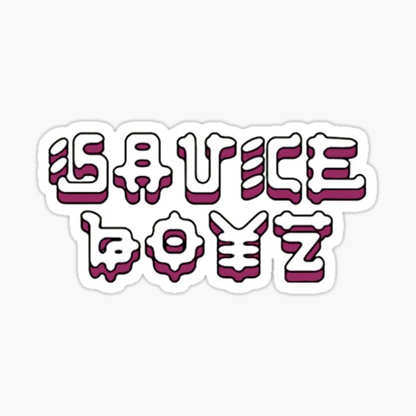"Eladio Carrion Merch Eladio Carrion Sauce Boyz Tee" Sticker by