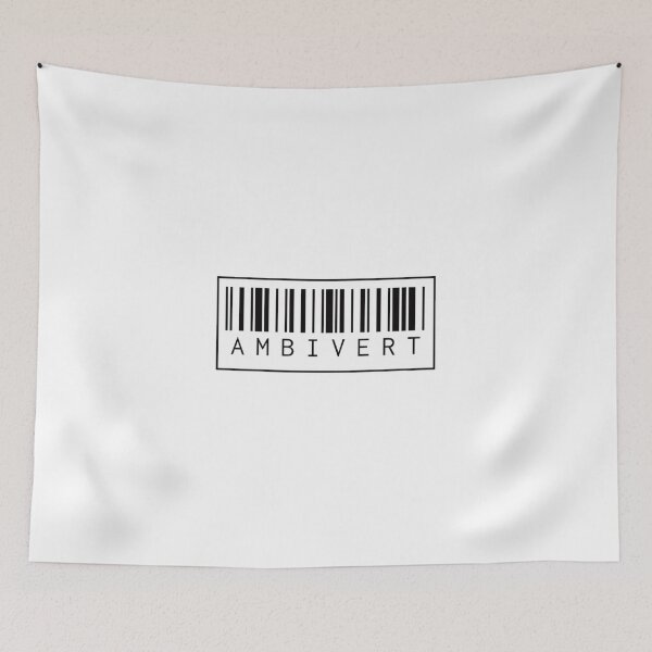Item preview, Ambivert barcode  designed and sold by Lavannya.