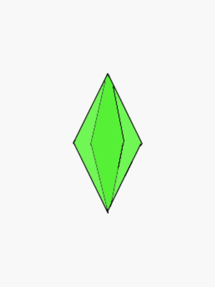 Sims Plumbob Sticker By Stickibusiness Redbubble