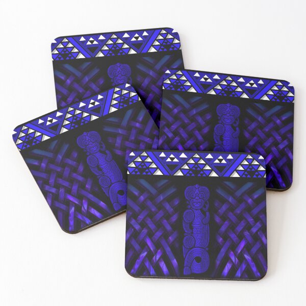 Item preview, TNT - taaniko design with marakihau blue designed and sold by TNT-STYLEZ.