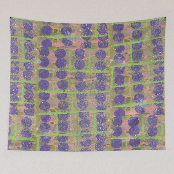 Item preview, Abstract lime grid designed and sold by nighthawkstudio.