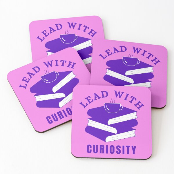 Item preview, Lead With Curiosity | Books And Coffee designed and sold by SpeakLifeHQ.