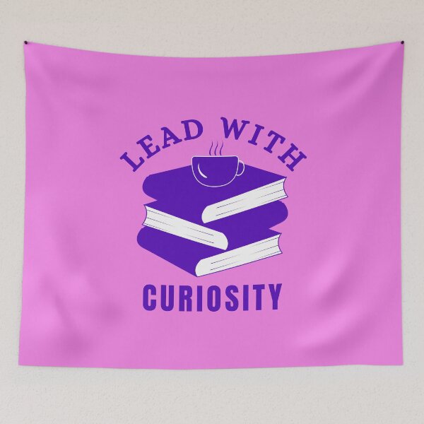 Item preview, Lead With Curiosity | Books And Coffee designed and sold by SpeakLifeHQ.