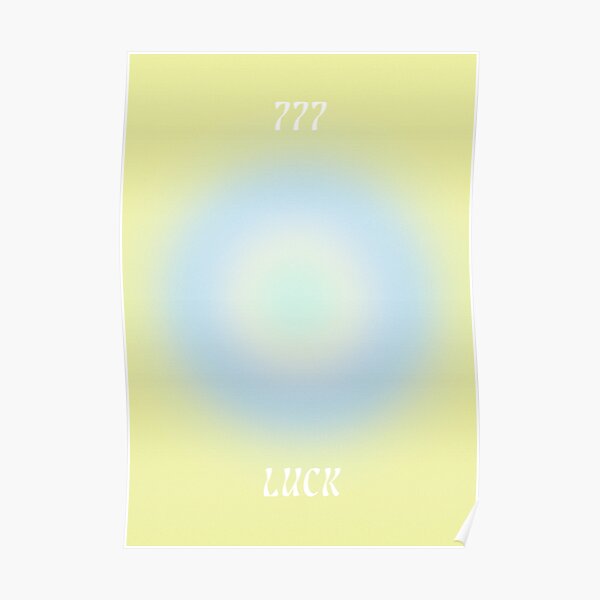 777 • Luck Poster