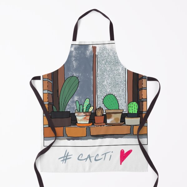 Item preview,  #CactiLove Cactuses Cacti Brick Wall Shelves Window designed and sold by marie-inks.