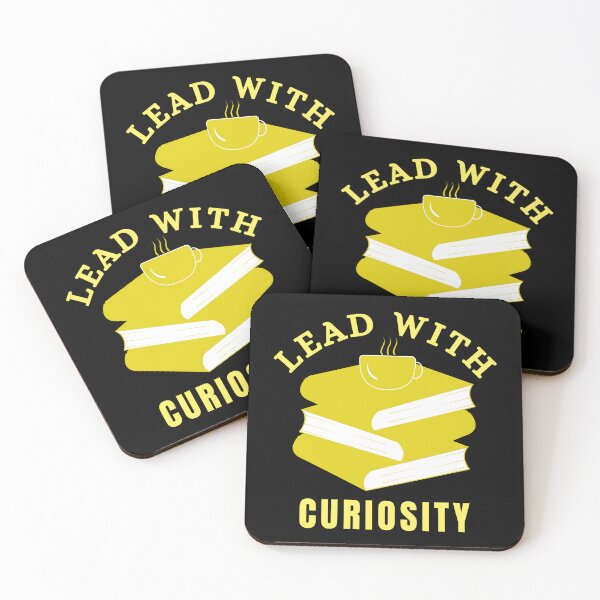 Item preview, Lead With Curiosity | Books And Coffee designed and sold by SpeakLifeHQ.