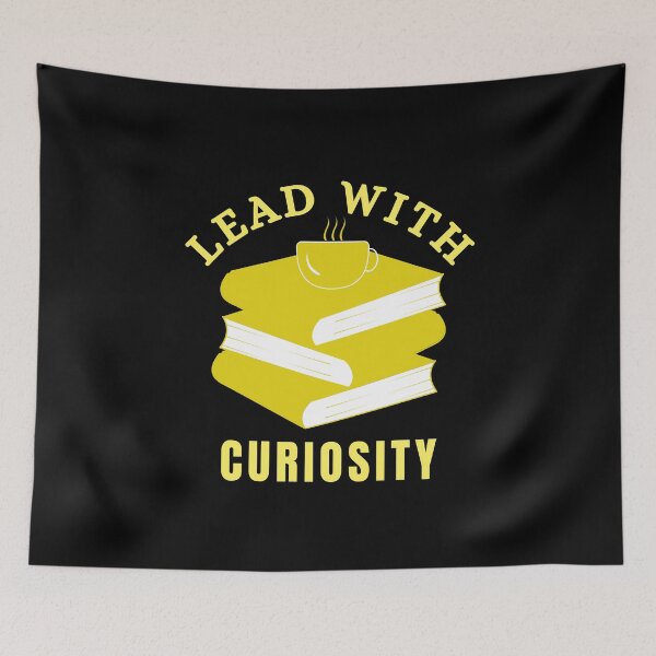 Item preview, Lead With Curiosity | Books And Coffee designed and sold by SpeakLifeHQ.