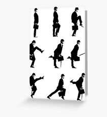 Ministry of Silly Walks Greeting Card