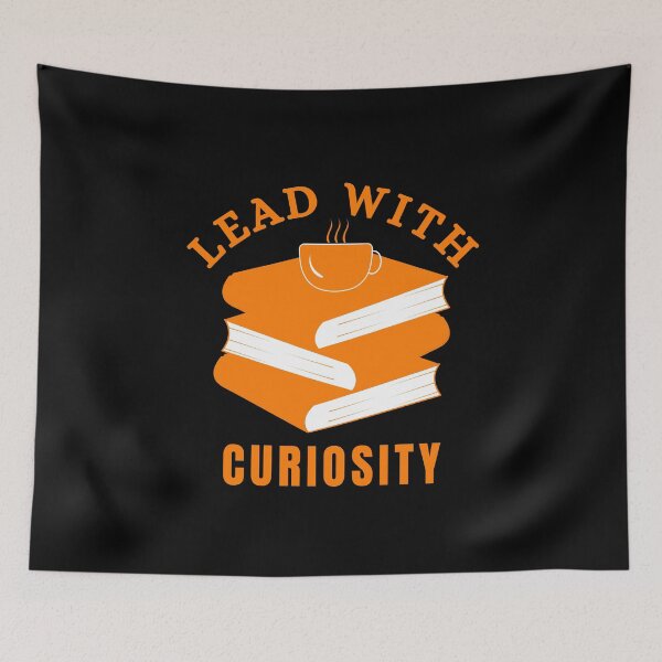 Item preview, Lead With Curiosity | Books And Coffee designed and sold by SpeakLifeHQ.