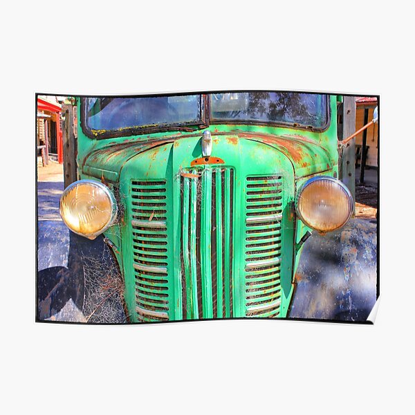 "Vintage Old Car" Poster for Sale by StrawveweStudio Redbubble