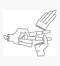 ROCK PAPER SCISSORS Photographic Print