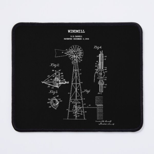 Item preview, Windmill designed and sold by PATENT PRINTS.