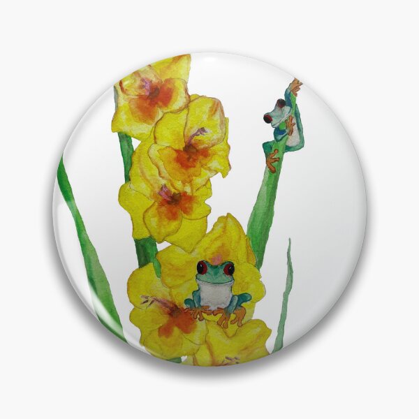 Item preview, Sword Lily and Tree Frogs designed and sold by polar-fox.