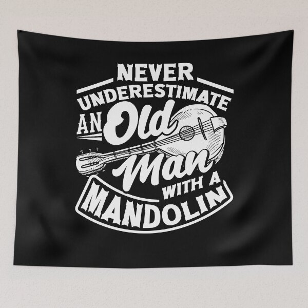 Item preview, Mandolin Mandolinist Old Mandolin Player designed and sold by ShopTheStyle.