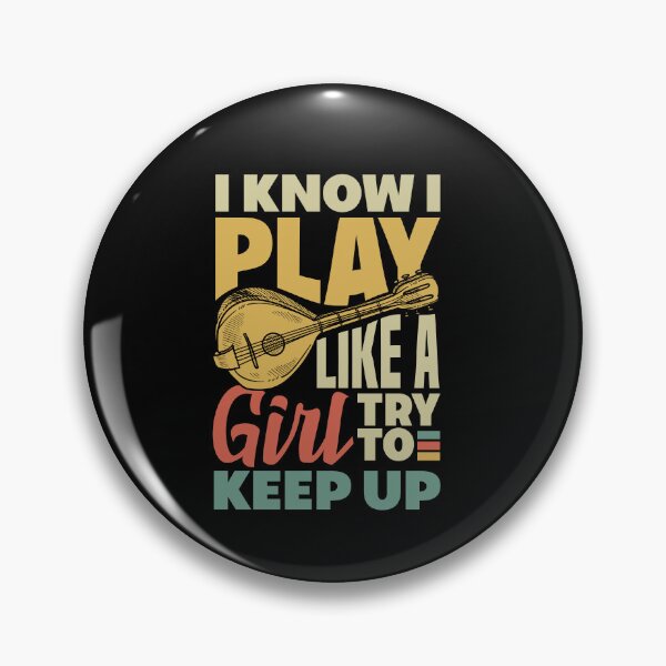 Item preview, Mandolin Mandolinist I Know I Play Like A Girl designed and sold by ShopTheStyle.