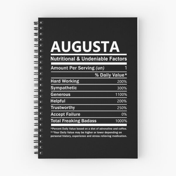 Item preview, Augusta Name T Shirt - Augusta Nutritional And Undeniable Factors Gift Item Tee designed and sold by celiagomez456.