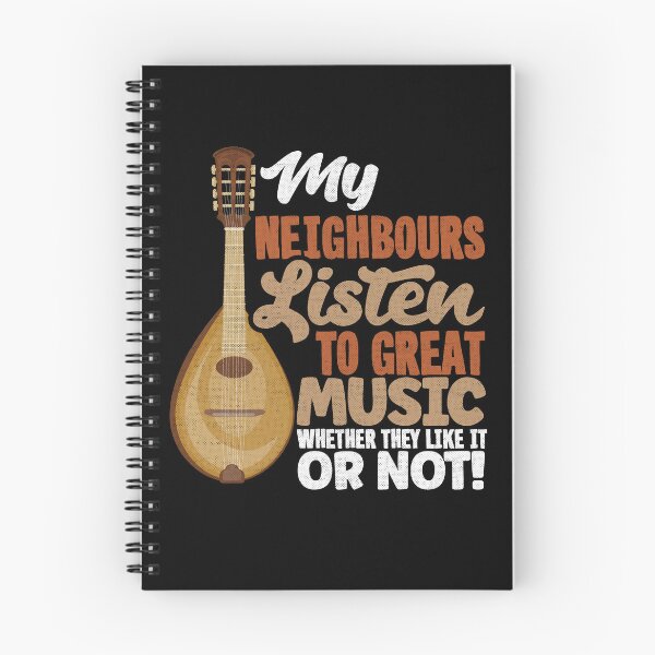 Item preview, Mandolin Mandolinist My Neighbours Listen To Great Music Pun designed and sold by ShopTheStyle.