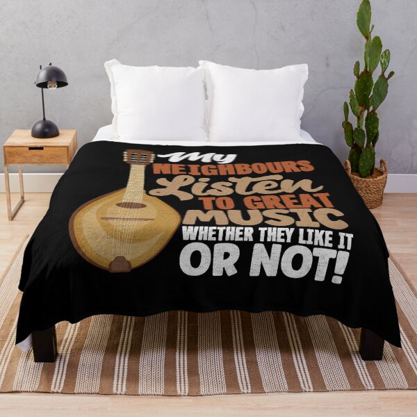 Item preview, Mandolin Mandolinist My Neighbours Listen To Great Music Pun designed and sold by ShopTheStyle.