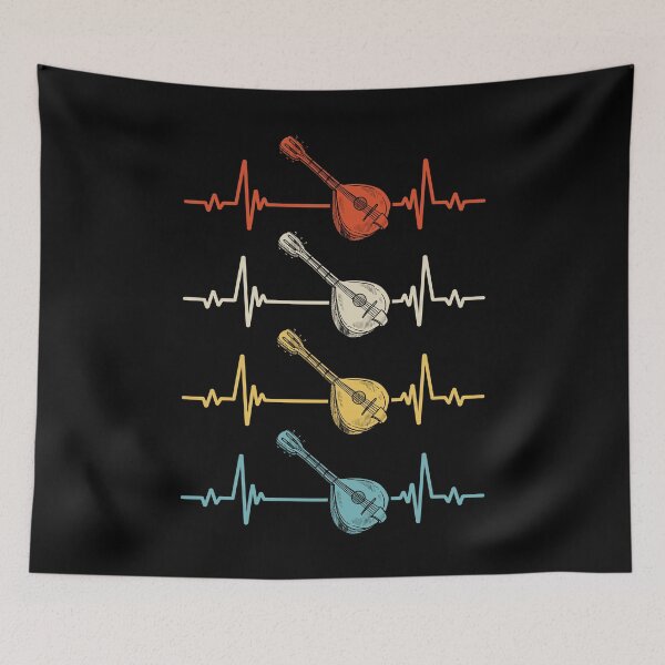 Item preview, Mandolin Mandolinist Heartbeat designed and sold by ShopTheStyle.