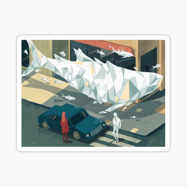 Glitch 02 Sticker