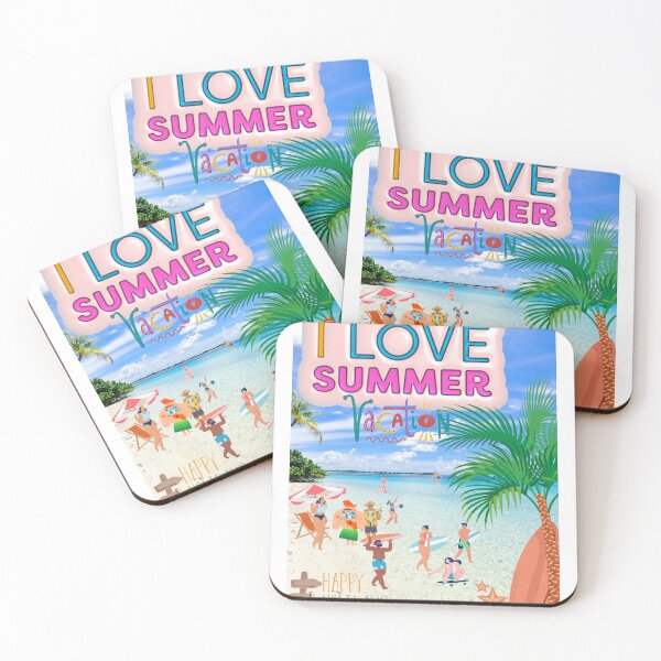 Item preview, Happy holidays,I love summer vacation designed and sold by Jaadueekala.