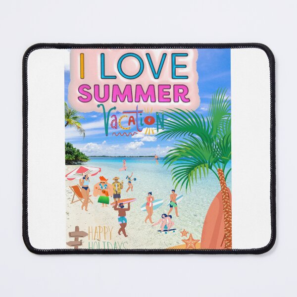 Item preview, Happy holidays,I love summer vacation designed and sold by Jaadueekala.