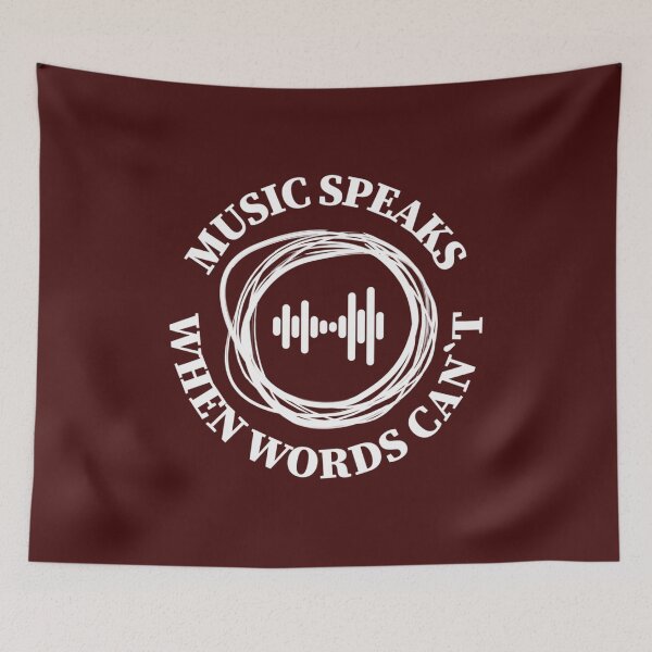 Item preview, Music speaks when words cant4516 designed and sold by GaChiengion.