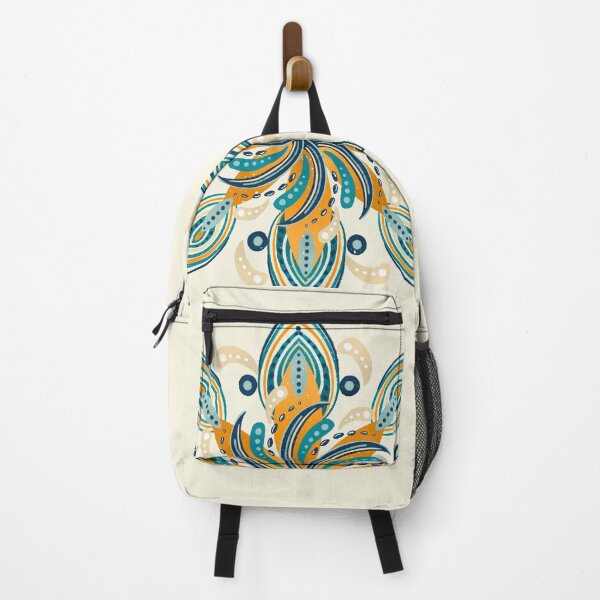 Item preview, Surfers mandala - orange and teal palette designed and sold by Home Cyn Home.