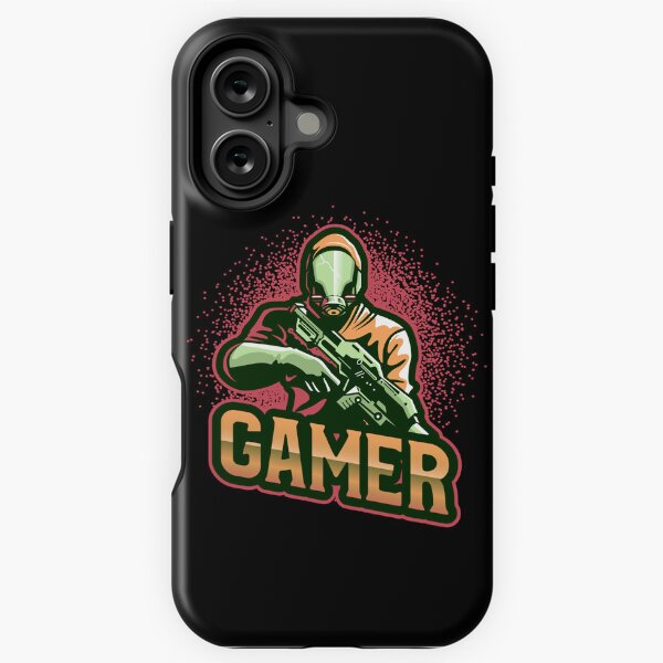 Item preview, Gamer mit Soldat im Hazmat-Anzug designed and sold by PRIVARSHU.