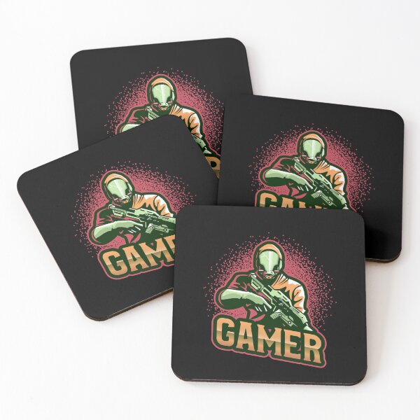 Item preview, Gamer with Soldier wearing Hazmat Suit designed and sold by PRIVARSHU.