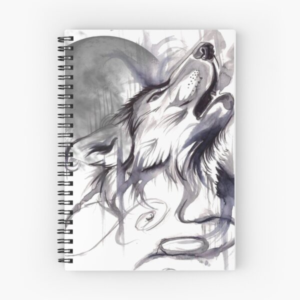 Item preview, wolf howling sketch designed and sold by Umerchatha444.