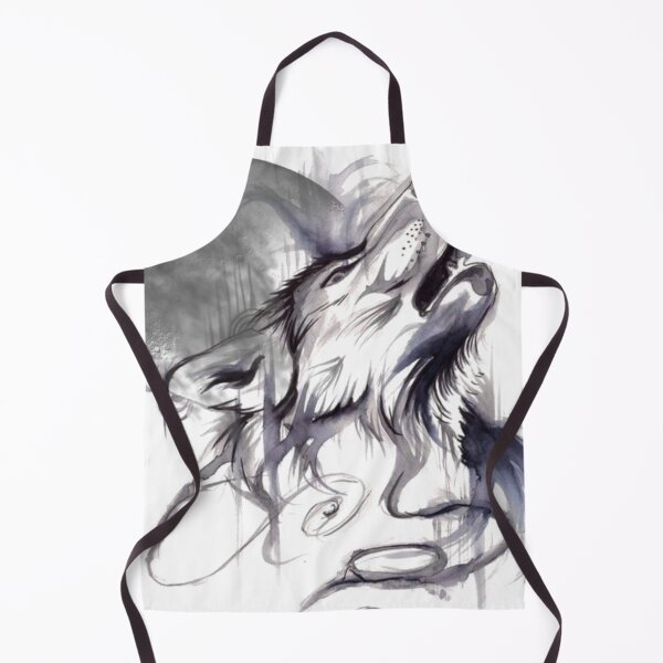 Item preview, wolf howling sketch designed and sold by Umerchatha444.