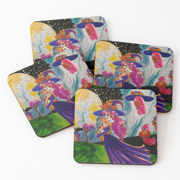 Item preview, Flower Witch and Fawn Familiar designed and sold by Brooksie Fontaine.
